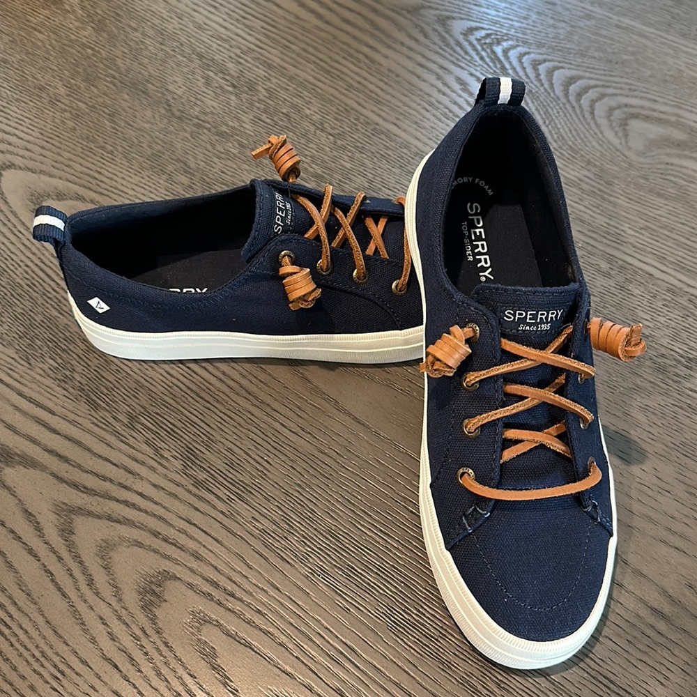 Sperry’s Women’s Topsider Shoes - Size 8 - Navy Blue